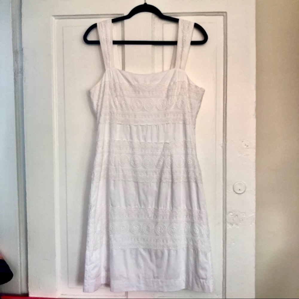 Lilly Pulitzer White Lace Dress size 12